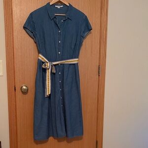 Boden denim shirt dress size 16